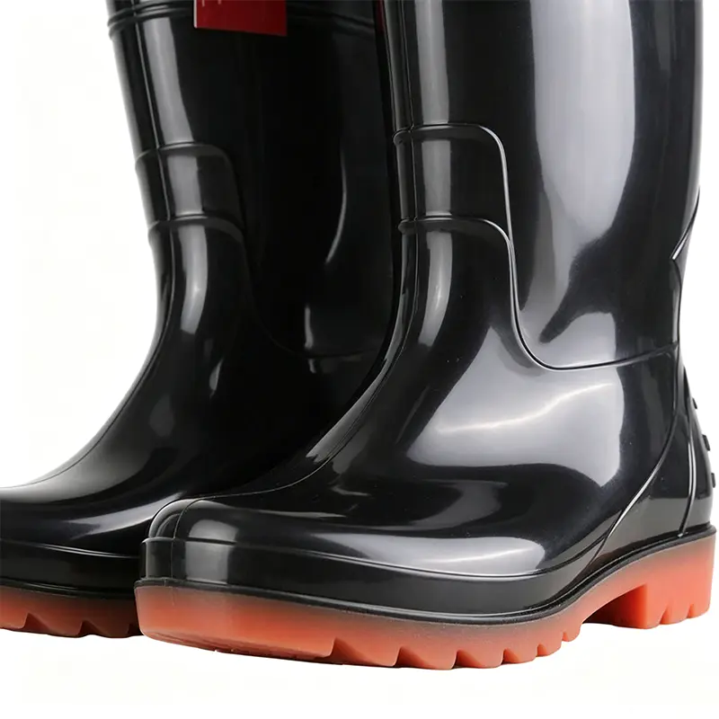 أحذية المطر البلاستيكية المصبوبة المقاومة للمواد الكيميائية